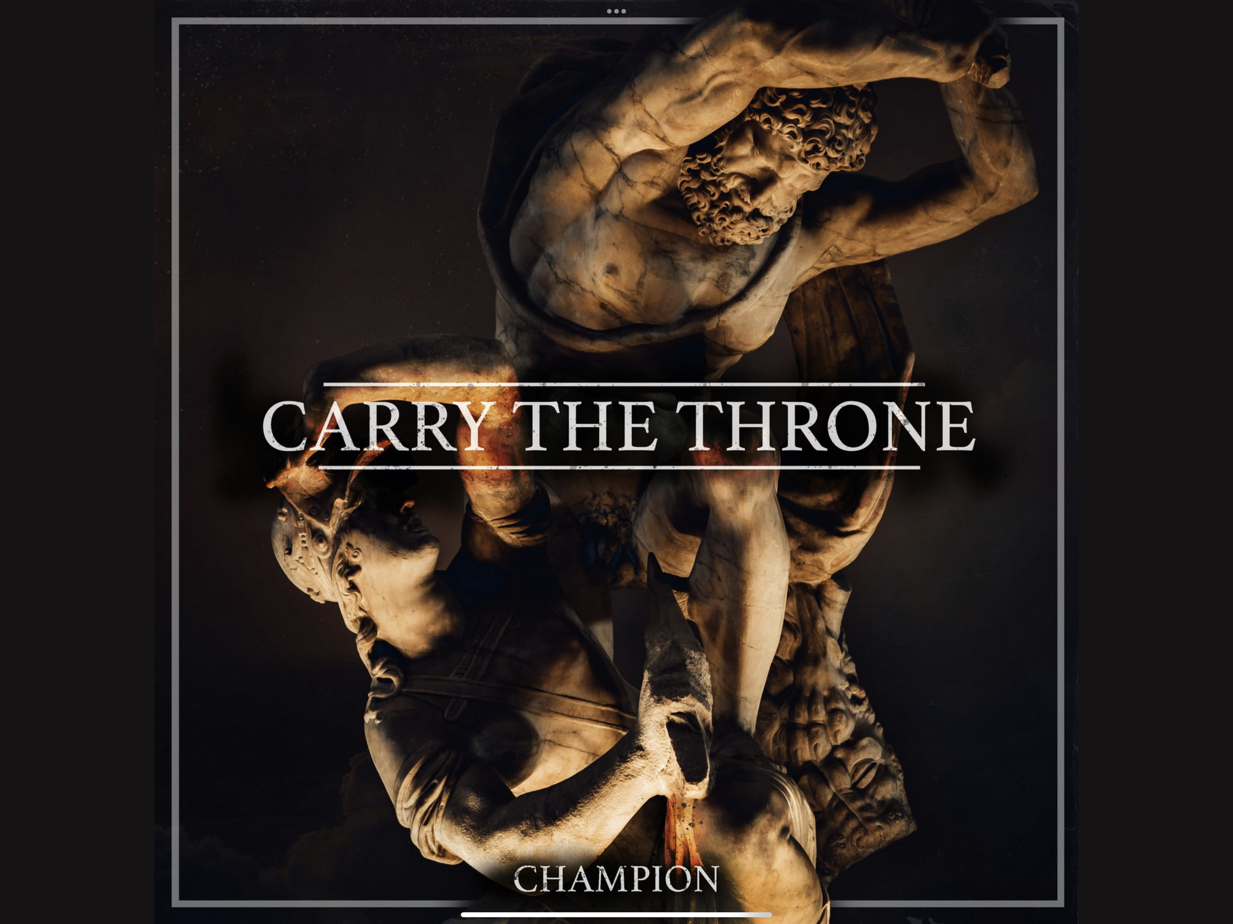 New Song from Carry the Throne - "Champion”