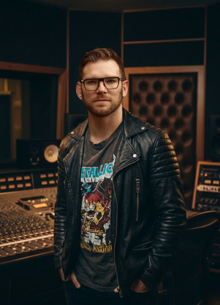 Rick Seibold in the studio